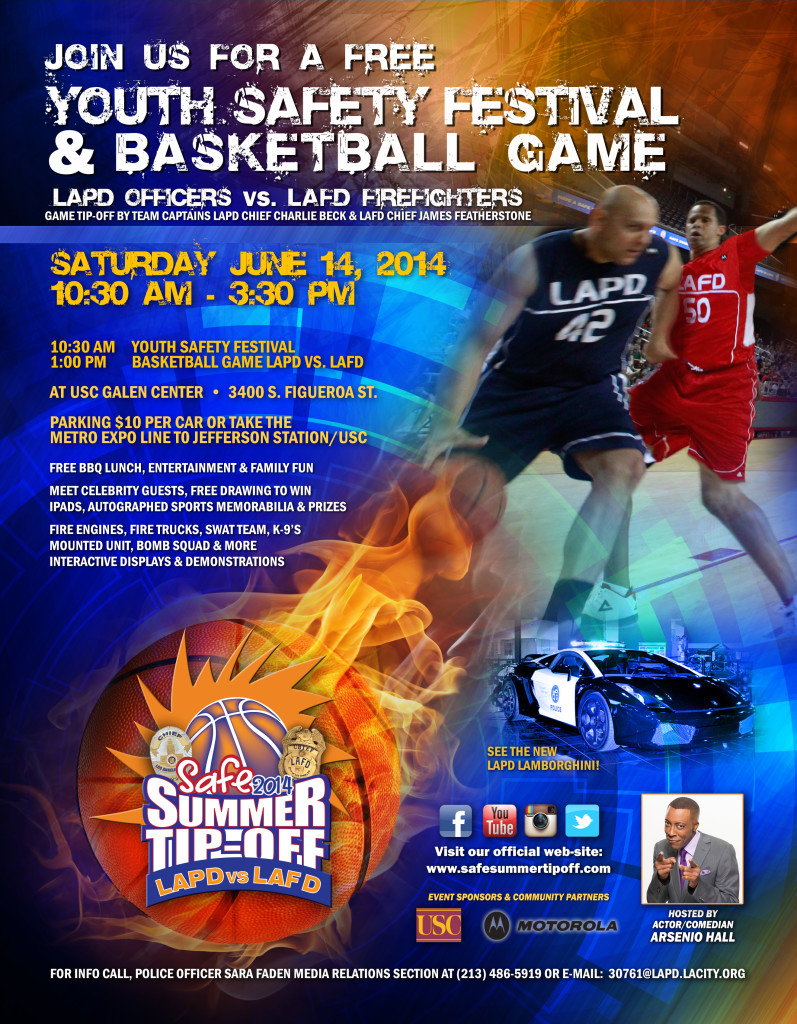 5th annual Safe Summer Tip-off Youth Safety Festival & Basketball Game